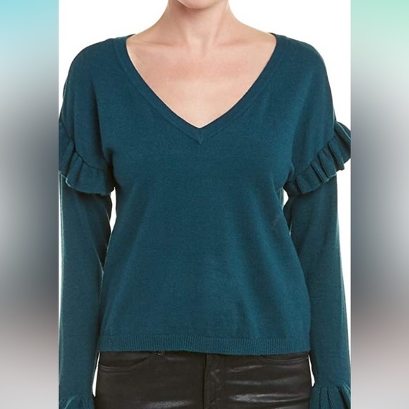 BB Dakota out to lunch sweater NWT size xs color evergreen style BI306388 - Picture 1 of 9